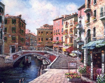 YXJ183aB escenas de Venecia Pinturas al óleo